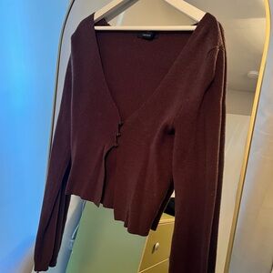 Forever 21 Chocolate Knit Sweater